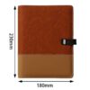 pu leather business notebook executive stationery