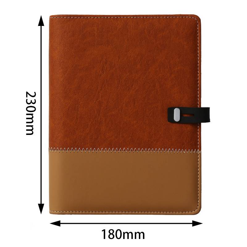pu leather business notebook executive stationery