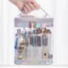 Cosmetic bag zipper and handle