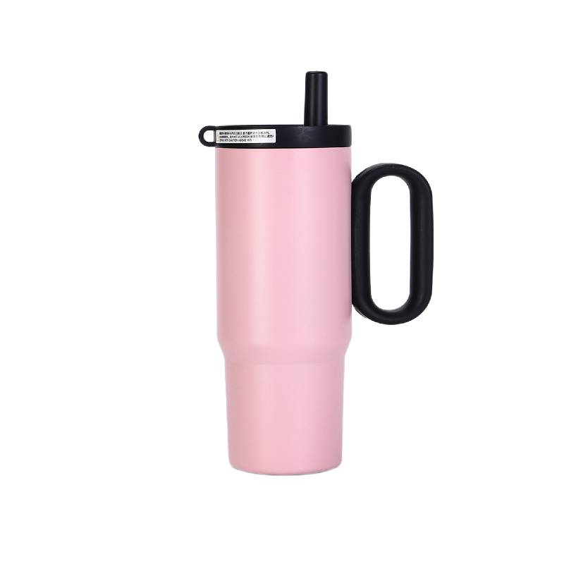 Convenient Straw Design reusable straw insulated tumbler