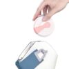 foldable silicone cup lid design detail