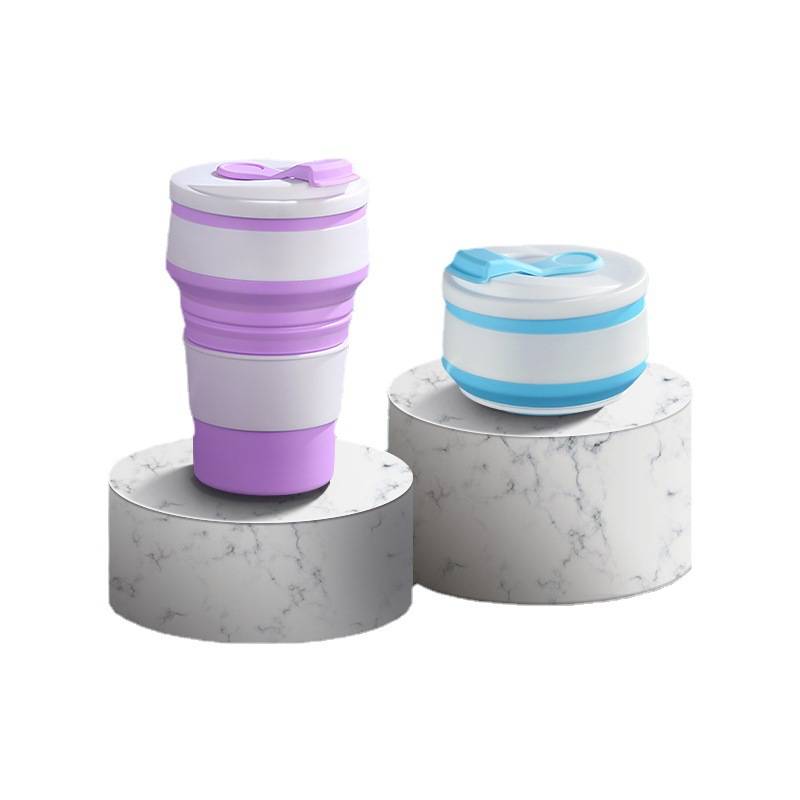 foldable silicone cup with custom logo malaysia