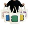 custom logo foldable zip canvas bag malaysia