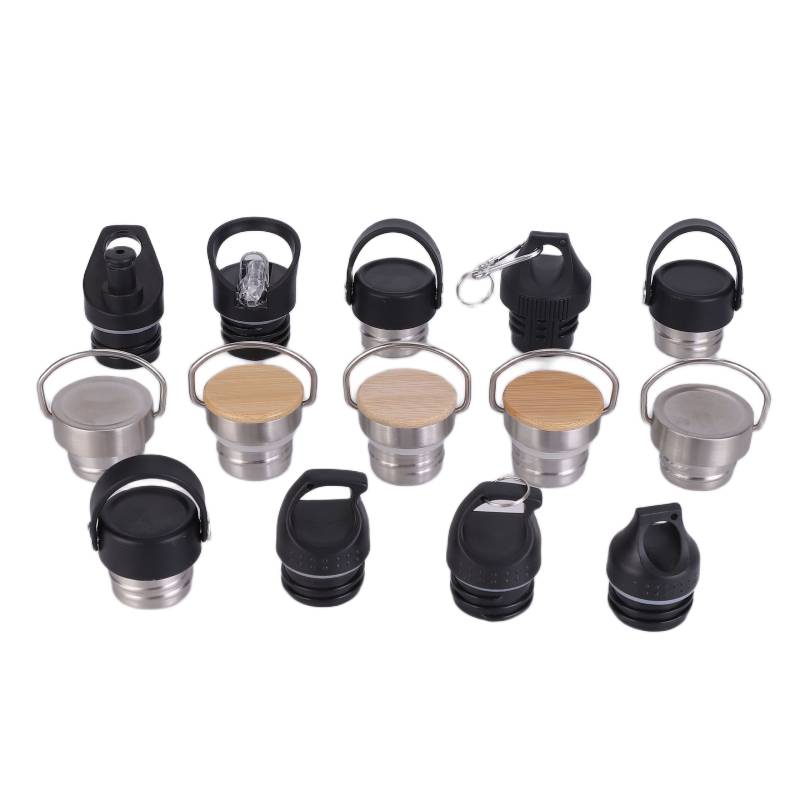 Various Lid Styles Available Stainless steel bottle cap options