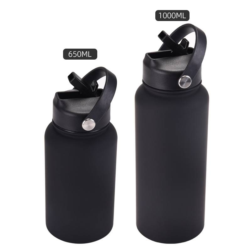 Available in 650ml and 1000ml Sizes 650ml and 1000ml insulated water bottle tumbler