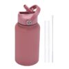 Includes Straw and Cleaning Brush Reusable straw and cleaning brush