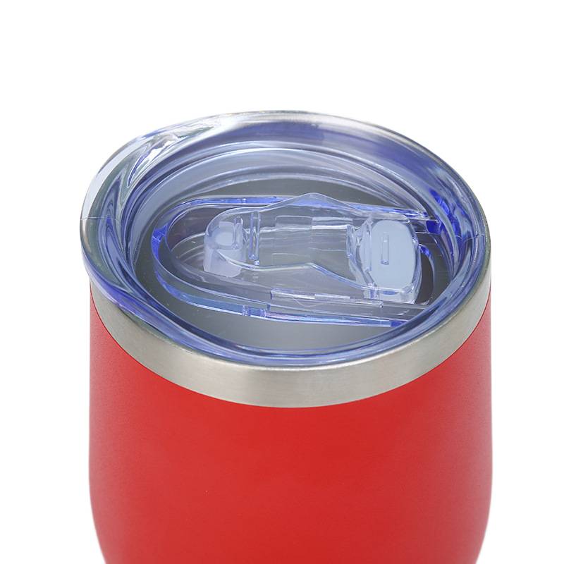 Secure PP Lid stainless steel mug lid design