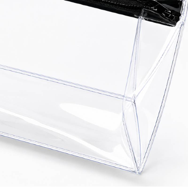 Expanded Storage Capacity PVC pouch gusseted bottom