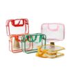 PVC toiletries bag double handles