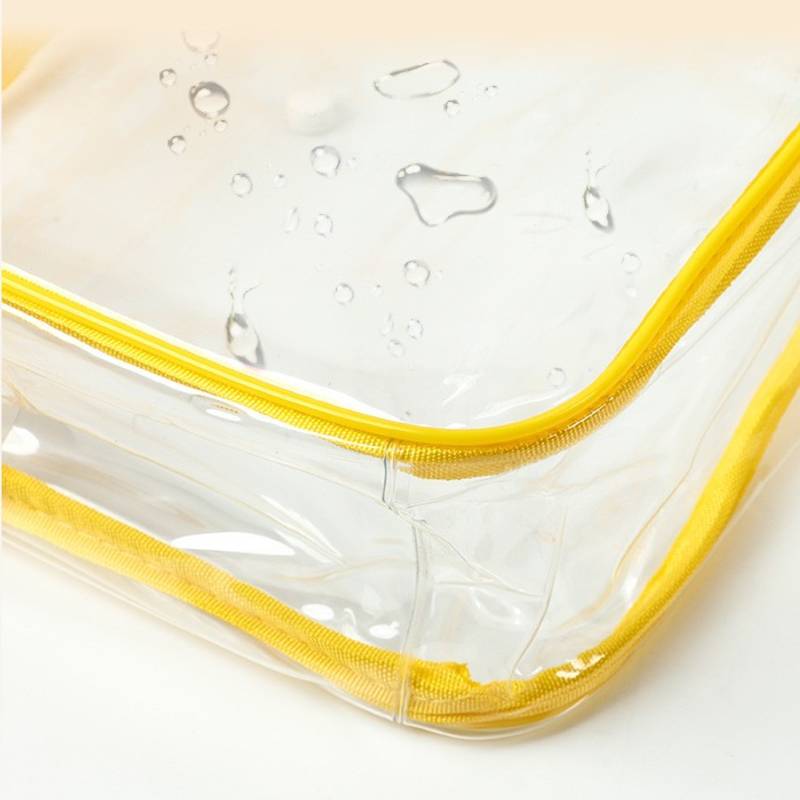 Custom logo PVC toiletries bag