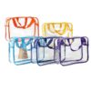 PVC toiletries bag with handles