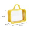 PVC toiletry bag size chart