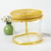 Travel Toiletry Round Pouch Round transparent pouch with toiletries