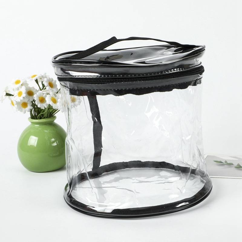Reusable Transparent Travel Pouch Transparent PVC travel pouch