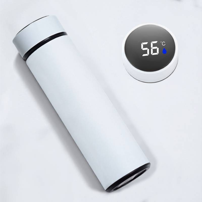 Custom logo printed smart thermos flask