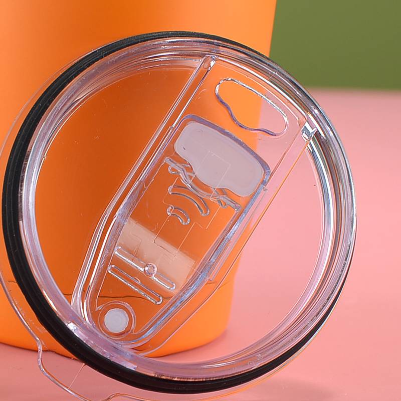 Transparent Spill-Resistant Lid Stainless steel cup transparent lid