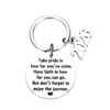 Effective Promotional Merchandise Promotional stainless steel keychains customised with logos for marketing campaigns.