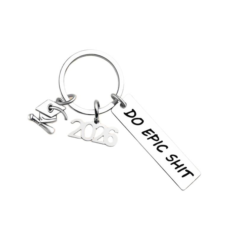 Suitable for Events and Souvenirs Stainless steel souvenir keychains for events, celebrations, and commemorative gifts.