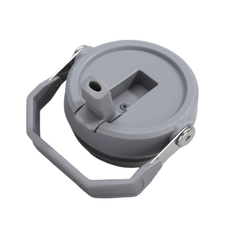 Integrated Straw Storage Thermos straw compartment