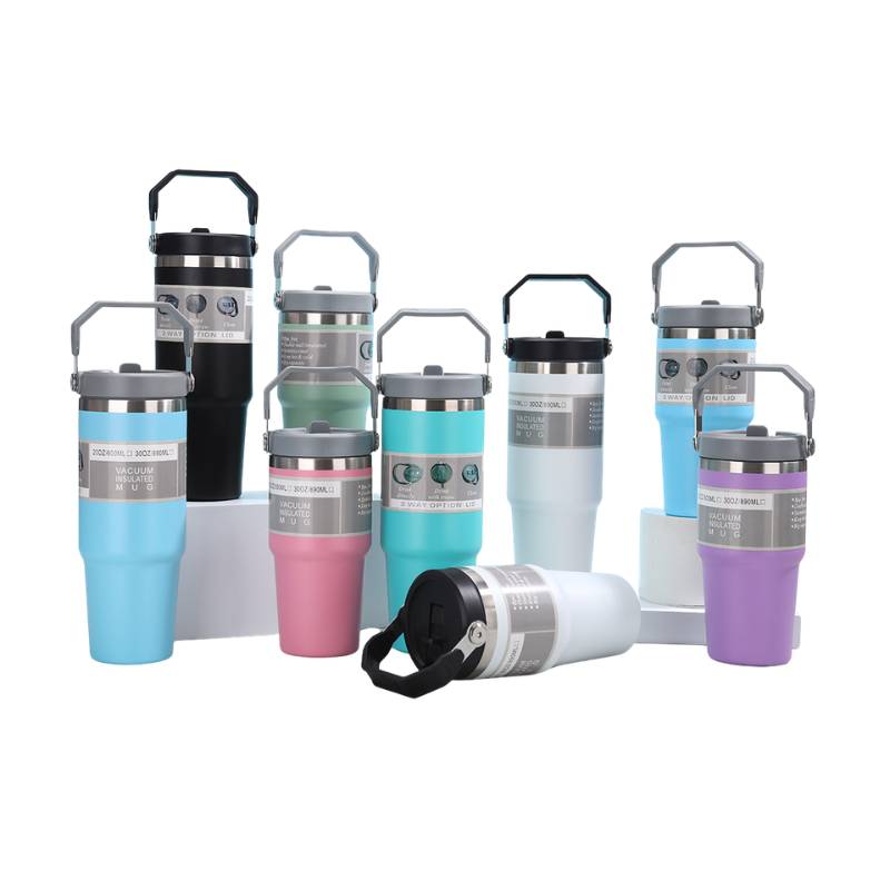 Stainless Steel Thermos with Straw Stainless steel thermos with straw