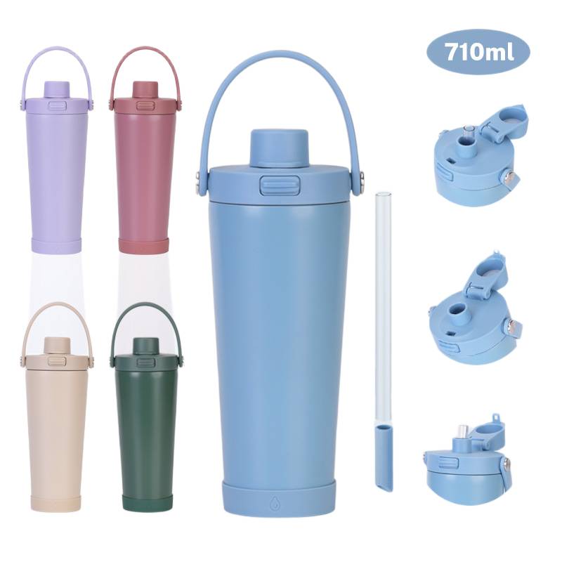 Stainless Steel Bottle with Straw 710ml Stainless steel bottle with straw 710ml