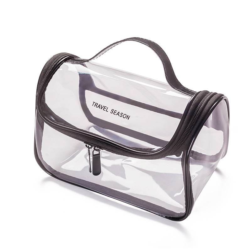 Custom Branding Available Custom logo transparent PVC bag