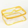 Transparent PVC storage bag for toiletries and cosmetics
