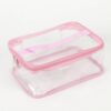Large transparent PVC organiser bag