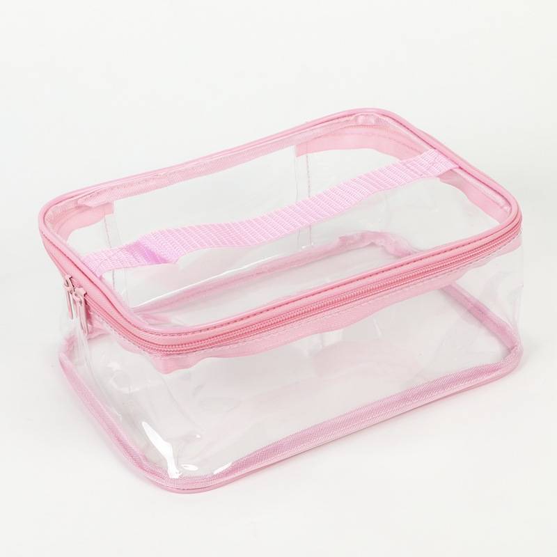 Large transparent PVC organiser bag