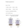 tyeso coffee mug measurement size in cm
