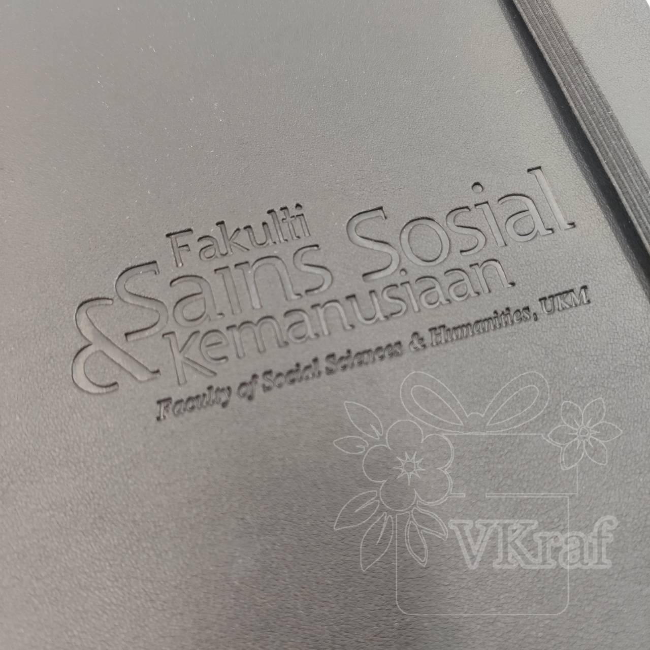 debossed logo notebook corporate gift malaysia