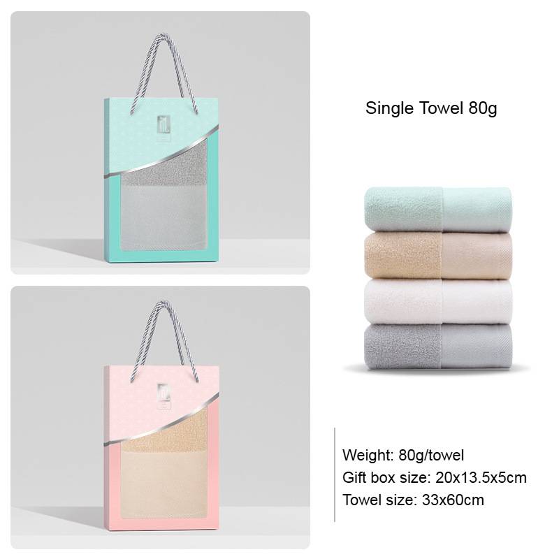 Corporate Bath Towel Gift Set Corporate bath towel gift set with handle box