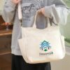 Two-Way Canvas Bag Canvas Tote and Crossbody Bag