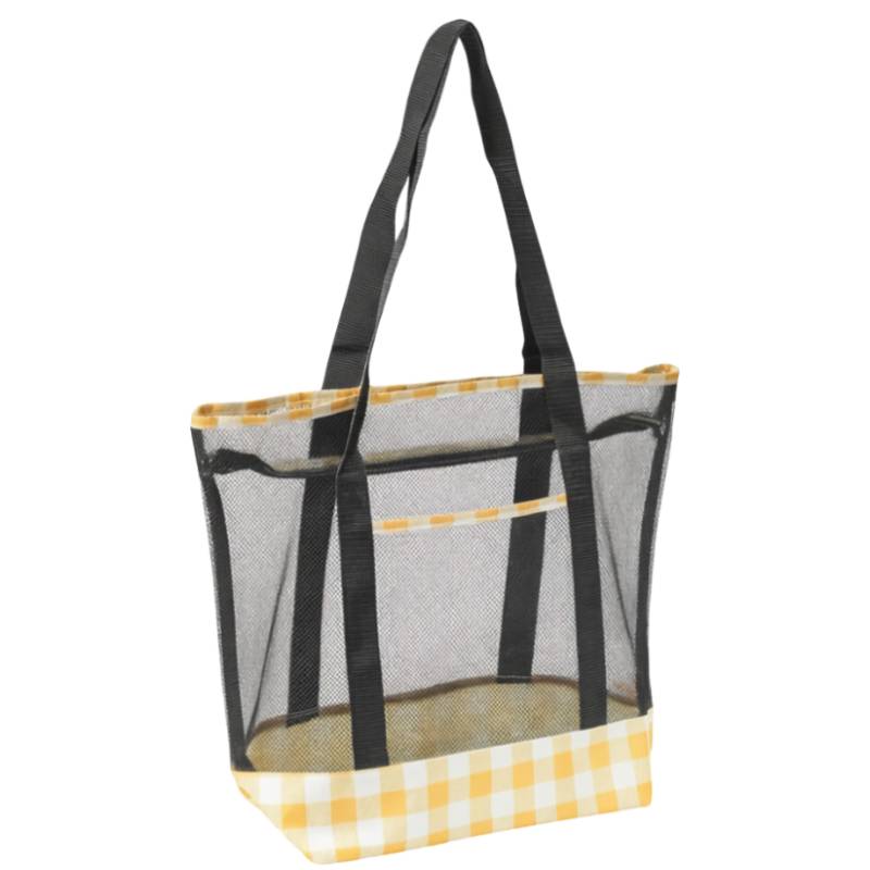 Mesh Tote Bag Mesh Tote Bag with Front Pocket