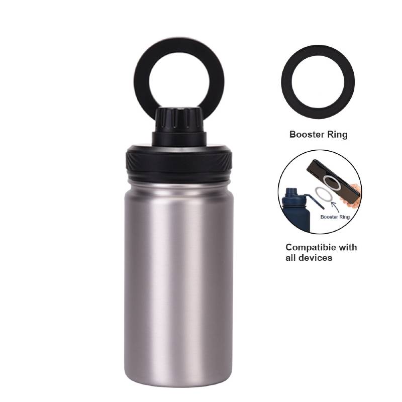 Stainless Steel Bottle with Phone Holder Design