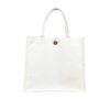 Reusable Canvas Bag Reusable Laminated Canvas Bag with Button