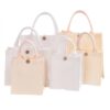 Laminated Canvas Bag with Button Laminated Canvas Bag with Button and Custom Logo