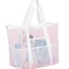 Reusable mesh tote bag