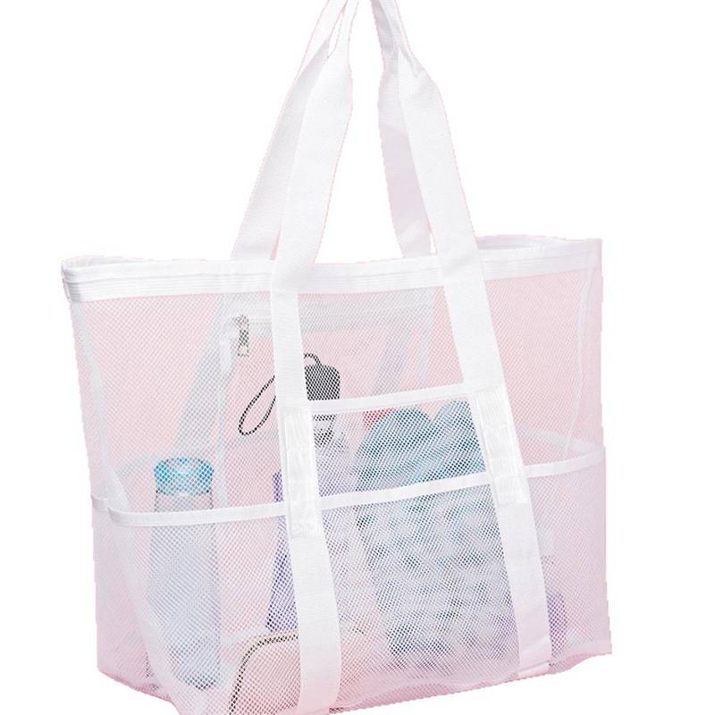 Reusable mesh tote bag