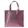 Metallic tote bag