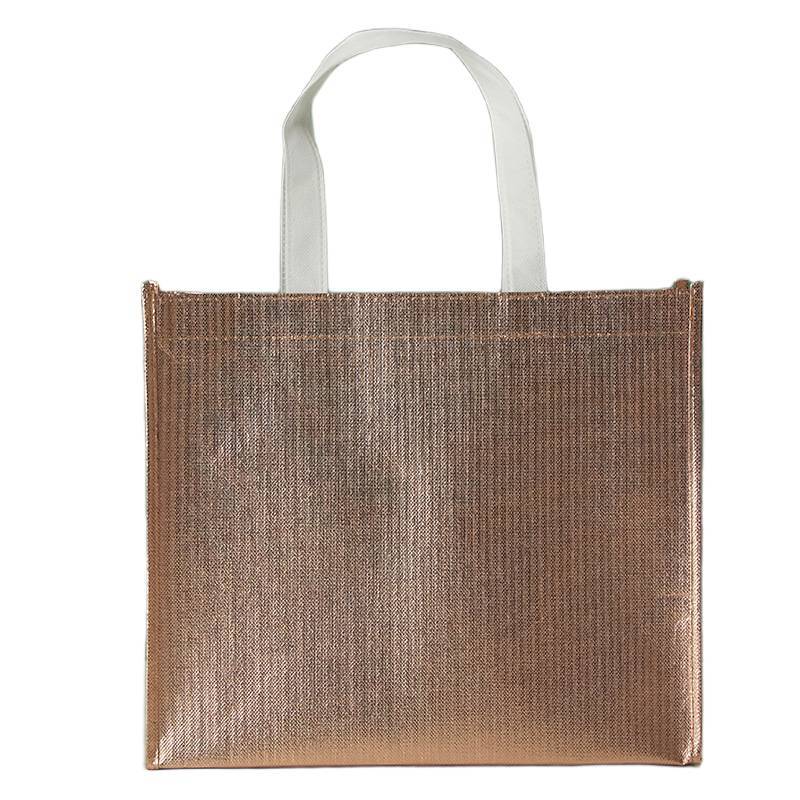 Custom metallic non woven bag