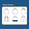 Non woven insulated bag shape options