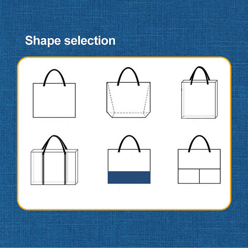 Non woven insulated bag shape options