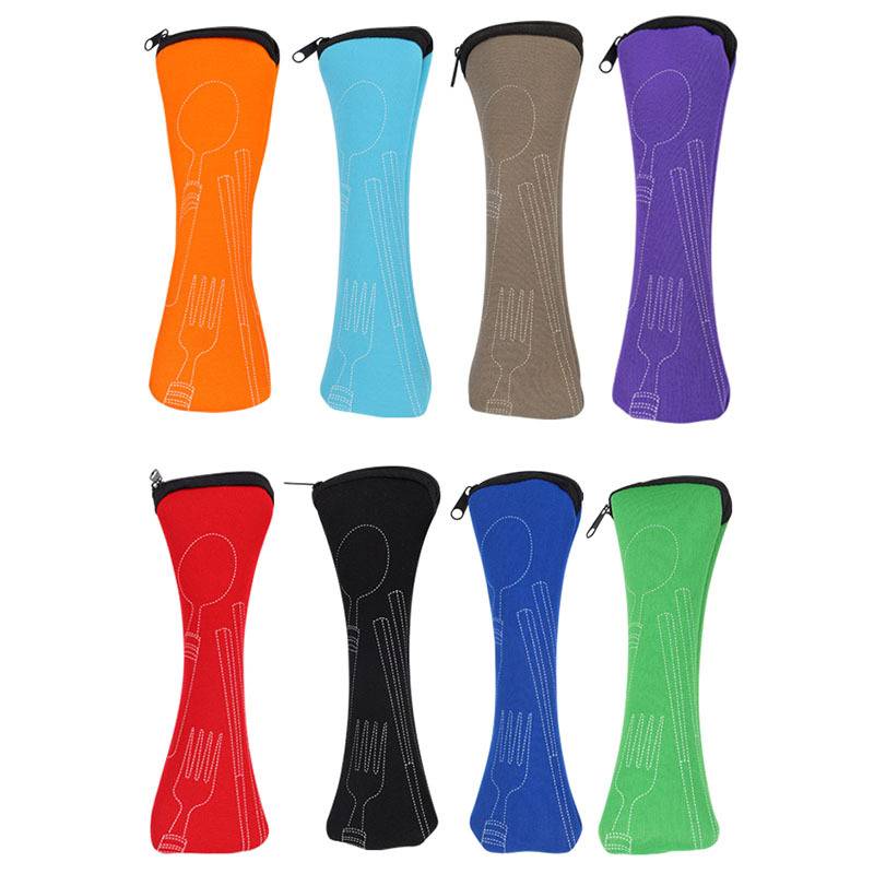 Portable Utensils Set Pouch Colour Options Portable utensils set pouch available in multiple colour options for custom branding