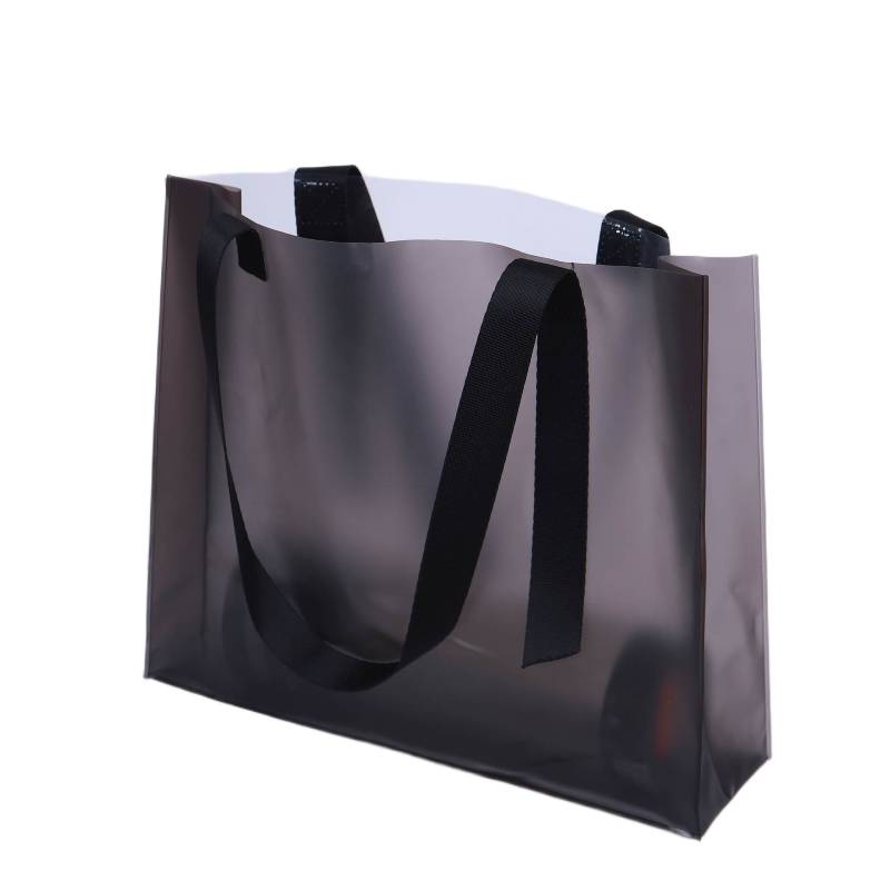 Frosted PVC tote bag with logo