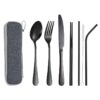 Corporate Gift Cutlery Set Stainless steel cutlery set for corporate gifts and branding.