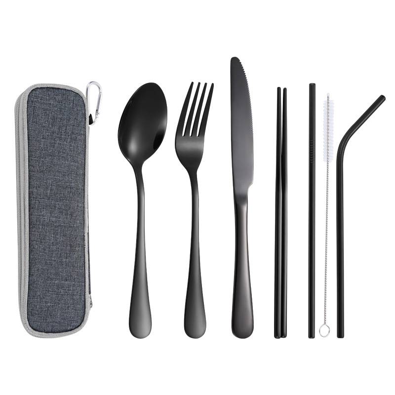 Corporate Gift Cutlery Set Stainless steel cutlery set for corporate gifts and branding.