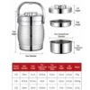 Drum Body Lunch Box Measurements Drum Body Stainless Steel Lunch Box Size Guide
