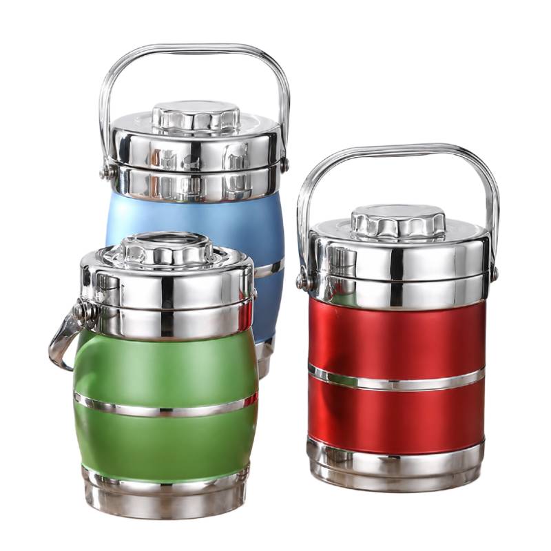 Stainless Steel Lunch Box Containers | VKraf Gifts Stainless Steel Lunch Box Containers with Custom Logo Printing Malaysia