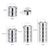 16cm Tiffin Box Size 16cm Stainless Steel Tiffin Box size guide
